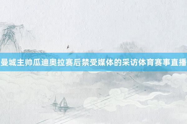 曼城主帅瓜迪奥拉赛后禁受媒体的采访体育赛事直播