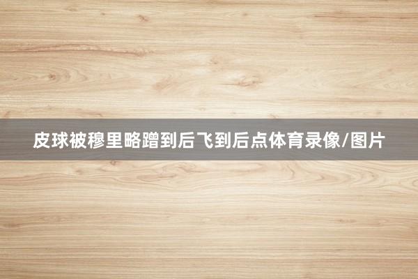 皮球被穆里略蹭到后飞到后点体育录像/图片