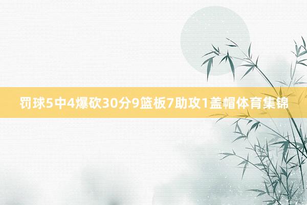 罚球5中4爆砍30分9篮板7助攻1盖帽体育集锦