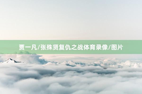 贾一凡/张殊贤复仇之战体育录像/图片