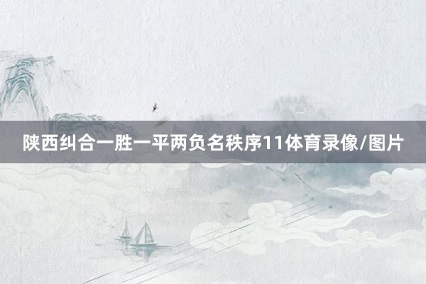陕西纠合一胜一平两负名秩序11体育录像/图片