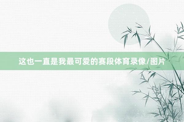 这也一直是我最可爱的赛段体育录像/图片
