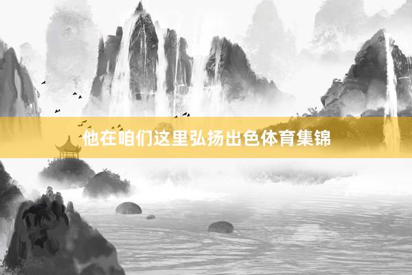 他在咱们这里弘扬出色体育集锦