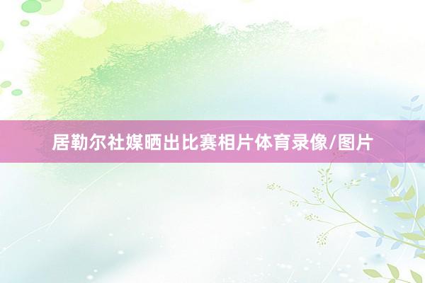 居勒尔社媒晒出比赛相片体育录像/图片