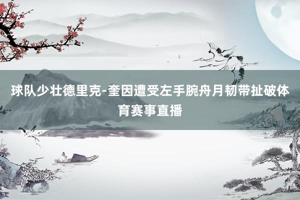 球队少壮德里克-奎因遭受左手腕舟月韧带扯破体育赛事直播
