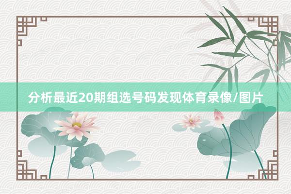 分析最近20期组选号码发现体育录像/图片