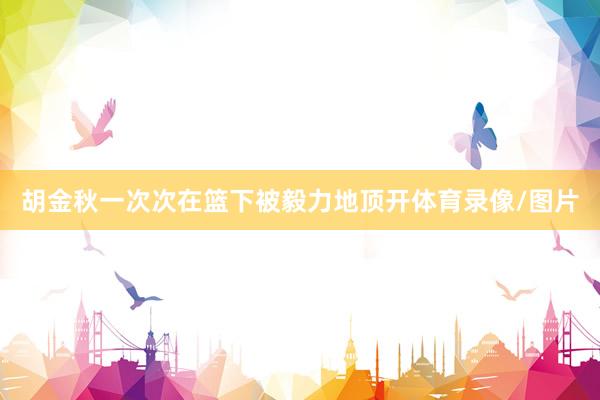 胡金秋一次次在篮下被毅力地顶开体育录像/图片