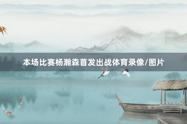 本场比赛杨瀚森首发出战体育录像/图片