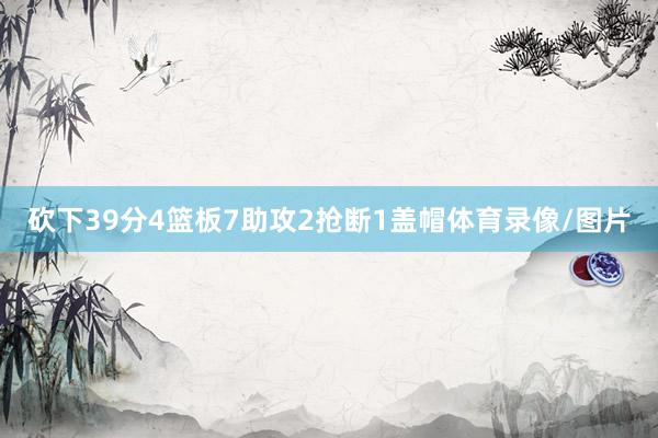 砍下39分4篮板7助攻2抢断1盖帽体育录像/图片