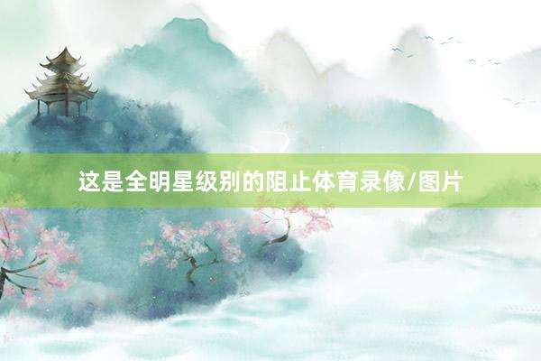 这是全明星级别的阻止体育录像/图片