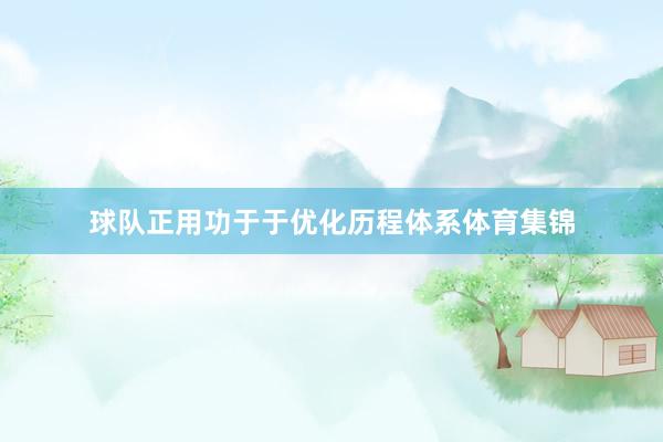 球队正用功于于优化历程体系体育集锦