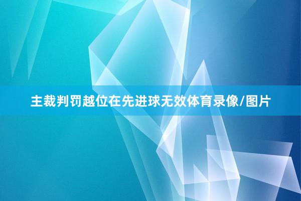 主裁判罚越位在先进球无效体育录像/图片