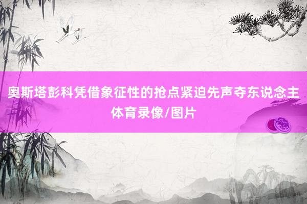 奥斯塔彭科凭借象征性的抢点紧迫先声夺东说念主体育录像/图片