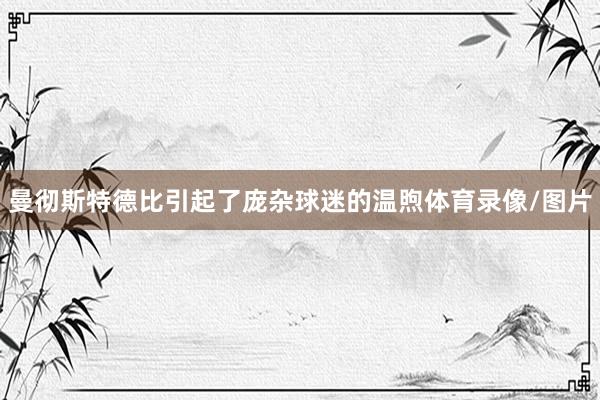 曼彻斯特德比引起了庞杂球迷的温煦体育录像/图片