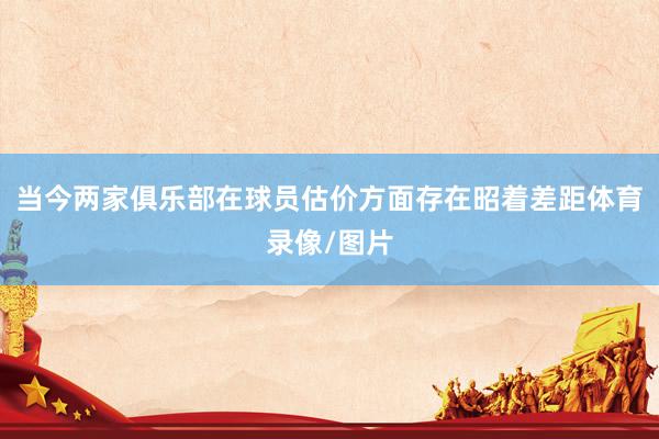 当今两家俱乐部在球员估价方面存在昭着差距体育录像/图片